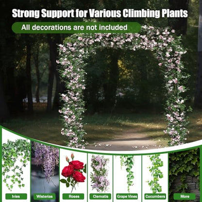 Background Stand Kit, 10 x 50 FT Professional Backdrop Stand, Adjustable Pipe and Drape Backdrop Stand Kit, Heavy Duty Background Support System for Wedding Party Event Photography