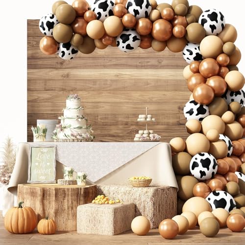 Natural Light Brown Wood Plank Photography Backdrop Realistic Wooden Texture Photo Background for Portrait Product, Studio DIY Projects 7x5FT 11789