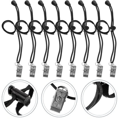POPETPOP 8pcs Photography Backdrop Cloth Clips Background Clamp Holders Heavy-Duty Spring Clamps for Photo Studio and Lighting Equipment