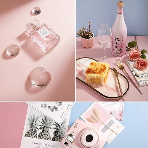 12PCS 24Patterns Multi-Function Photography Studio Background Boards Waterproof Reusable Photo Backdrops for Product Food Jewelry Cosmetics Props 16x16IN Double Sided