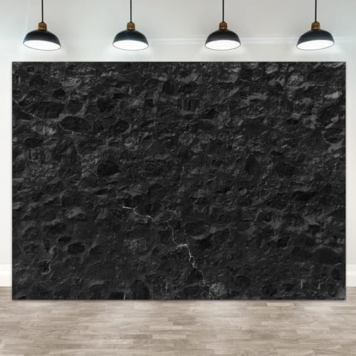 5x3ft Black Marble Texture Photography Backdrop Abstract Dark Stone Pattern Background for Professional Studio Photoshoots for Product Portrait Office Conference Decoration - color: color 3, size: 5x3ft
