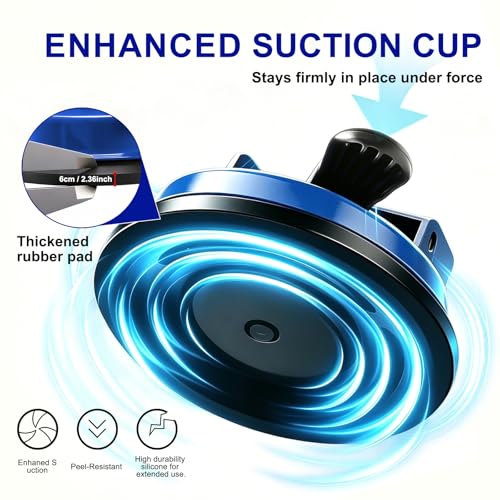 Floor Gap Fixer Tool – Heavy-Duty Iron Body with Enhanced Suction Cup, 45° Striking Surface for Floating Laminate & Vinyl Plank Flooring Repair, Includes 6 Adhesive Pads & Cleaning Blade