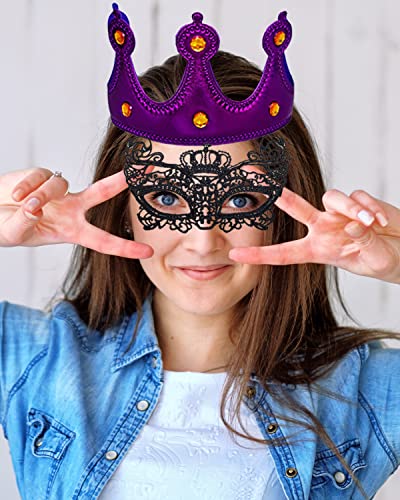 18 Pcs Funny Photo Booth Props for Adults - Assorted Dress Up Costume Hats and Fun Sunglasses - Fun Photo Booth Props Kits for Wedding, Bachelorette, Graduation, Birthday Party Supplies