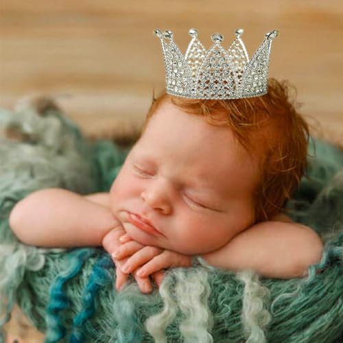 Newborn Photography Props Girl Boy Crown Photo Shoots Headband for Newborn Crystal Princess Party Headwear Photography Props