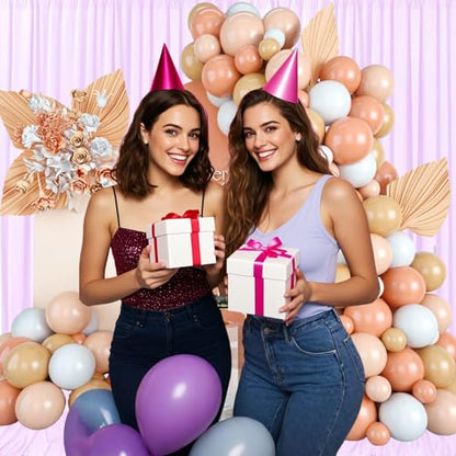 10ft x 10ft Light Purple Backdrop Curtains for Parties, Fabric Satin Background Curtain with Rod Pockets for Weddings, Birthday, Baby Shower, Photography, Graduation Party Backdrop Drapes, 2 Panels - color: Light Purple