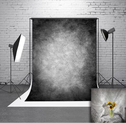 8x10ft Abstract Black Gray Portrait Photography Backdrops Photo Studio Prop Background for Children Adult - color: TT-S0308, size: 8x10ft