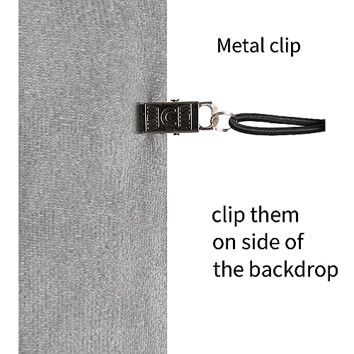 Background Backdrop Clips Clamps Holder for Photo Video Studio,24 Pack,Black - size: 24 pcs