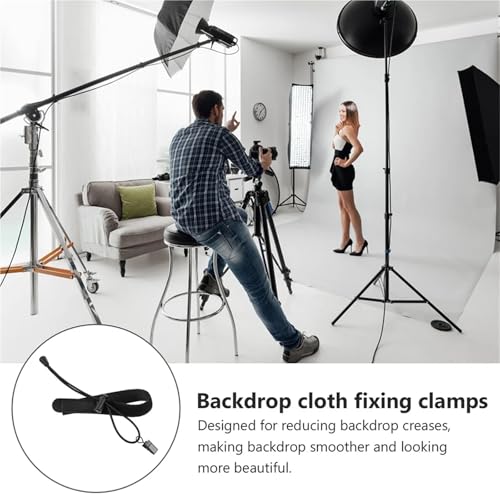 Background Cloth Clips Durable Adjustable Backdrop Fixing Clamps Photography Holder Band Clip(20pcs) - size: 20pcs