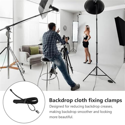 Background Cloth Clips Durable Adjustable Backdrop Fixing Clamps Photography Holder Band Clip(20pcs) - size: 20pcs
