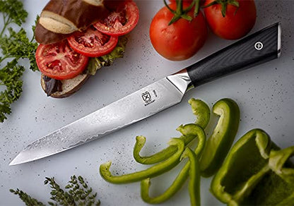 Mercer Culinary M13788 Premium Grade Super Steel, 8-Inch Slicer, G10 Handle - style: Slicer G10 Handle 8 Inch