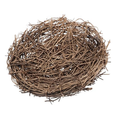Hemobllo Bird Nest Decor Handmade Rattan Bird Nest for Easter Party Prop Photo Prop and Garden Decoration for Home and Event Styling