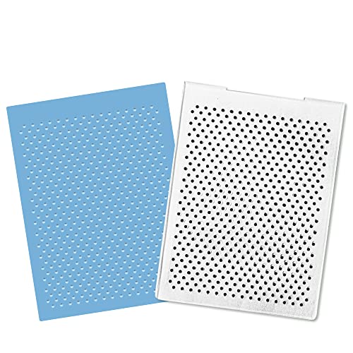 3-D Textured Impressions Dots Embossing Folder, Background Plastic Embossing Folder Template for Card Making Scrapbooking Paper Craft Album Stamps DIY Décor