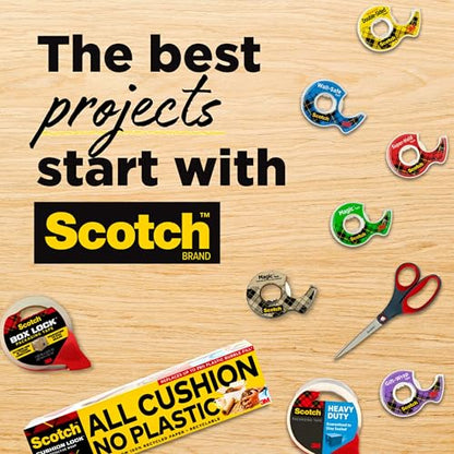 Scotch Double Sided Tape, Office and School Supplies for Arts and Crafts, Alternative to Scrapbooking Tape, 0.50 in. x 500 in., 2 Refill Tape Rolls - size: 2 Rolls