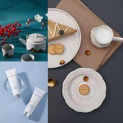 8PCS Non-Wrinkle Product Photography Backdrops, 28x20IN Photo Backdrop Texture Cloth- Tabletop Flat Lay Mat Props for Food Jewelry Cosmetic - color: White Grey yello
