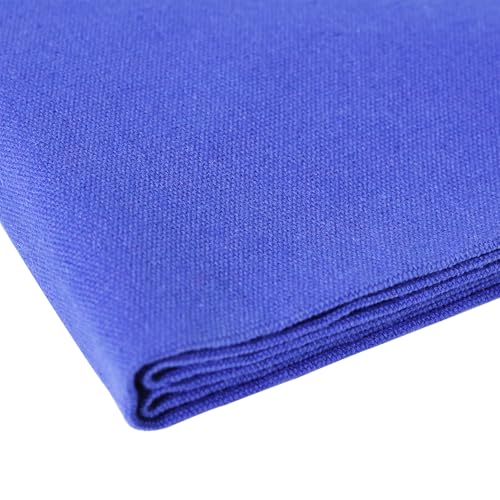 10oz Heavy Duty Cotton Canvas Fabric 60" x 80", Thick Cotton Duck Cloth for Painting, Sewing, Crafts, Tote Bags, Embroidery, Home Decor, Drop Cloth (Dark Blue) - color: Dark Blue, size: 60" x 80"