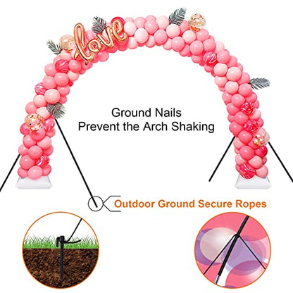 Chamvis Balloon Arch Kit with Electric Balloon Pump, Adjustable Balloon Arch Stand Frame Garden Arbors: for Wedding Baby Shower Birthday Party - style: Arch and Balloon Pump