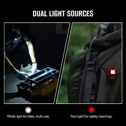 OLIGHT Oclip Rechargeable EDC Flashlight 300 Lumens Dual Sources Compact Pocket Clip Light, Convenient USB C Charging, Magnetic Flash Lights for Working, Cycling, Emergency, Signaling Tool(Black) - color: Black