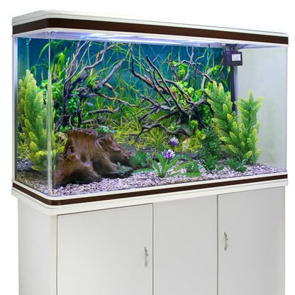 AWERT 36x18 inches Tropical Fish Tank Background River Bed & Lake Aquatic Plant Undersea Tree Branch Aquarium Background Vinyl - size: 36x18in/90x45cm
