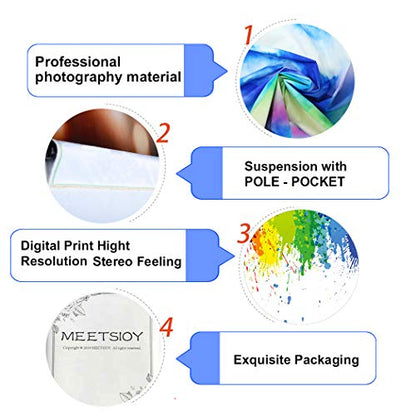 Paint Splatter Backdrop for Party Photography Art Background Abstract Photo Booth Studio Props 10x7ft HXMT600 - size: 10x7ft