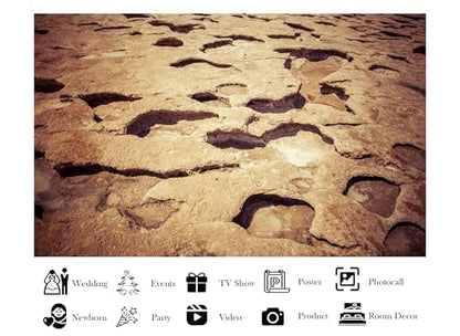 6x3.6ft Fabric Eroded Rock Texture Backdrop Rustic Coastal Stone Surface Photography Background for Nature Themed Party Decor Home Wall Hanging Tapestry Photo Props - size: 6X3.6ft