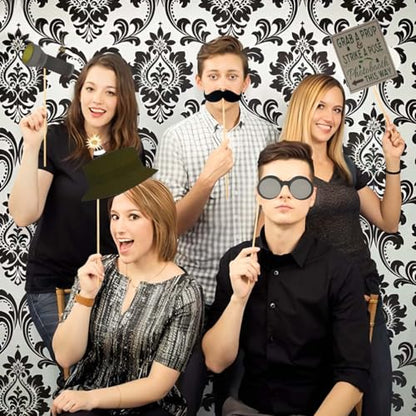 Woodland Camping Party Photo Booth Props 35 Count