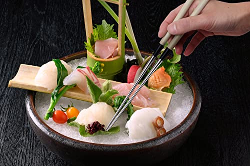 Yoshihiro Moribashi Chopsticks Japanese Sushi Chef's Traditional Garnishing Plating Tweezers Magnolia Handle 5.8in (15cm) - size: 6 IN