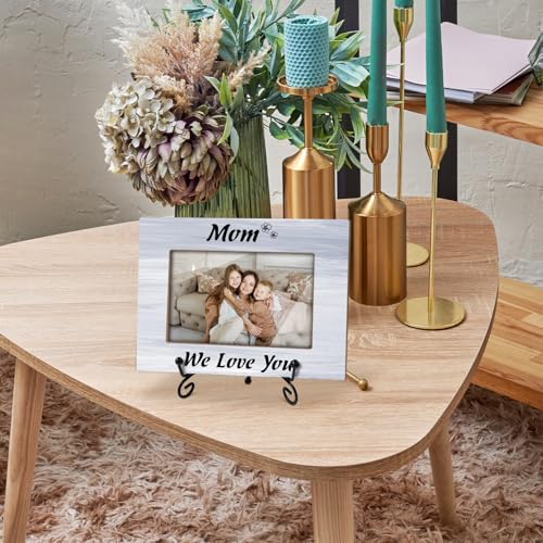 Mom We Love You Picture Frame - Frame Gifts For Mother, Gifts For Mothers Day Birthday Thanksgiving Christmas, 4x6 Photo Frame for Tabletop Display Desk Decor - 05 - color: Frame05