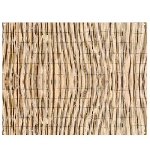 Barydat Hawaiian Beach Reed Backdrop Aloha Luau Party Tiki Bar Decorations Polyester Fabric Photography Backdrop for Photoshoot (10 x 8ft) - size: 10 x 8ft