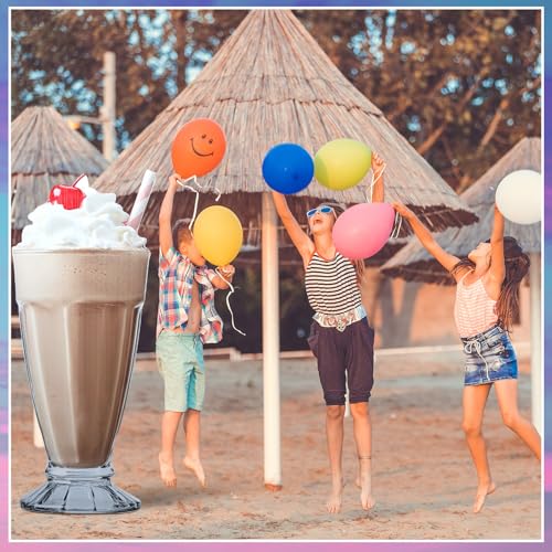 Jetec 5 Feet Chocolate Milk Shake Cardboard Cutout Stand up Life Size Ice Cream Candy Land Party Decoration Photo Props Backdrop Standup for Summer Pool Beach Baby Shower Wedding Birthday Party Supply - size: 5 feet, style: Chocolate Milk Shake