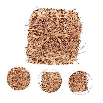 Vaguelly Outdoor Haystack Decoration Straw Bales Prop for Garden and Wedding Decor Rustic Photo Backdrop for Autumn and Spring Scenes for Photography and Event Styling