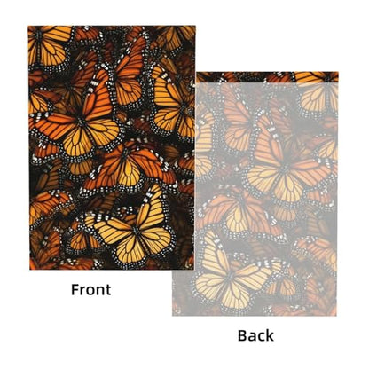 Orange Monarch Butterflies Backdrop Background for Photography 5x7ft Photobooth Professional Photo Backdrop Curtains Video Photography Studio Photo Backgrounds Banner Booth Background Screen Parties - color: Heaps Of Orange Monarch Butterflies