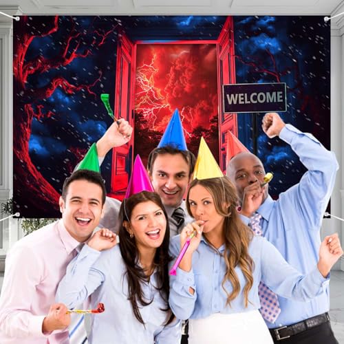 TOAOFY10×8ft Terrify Forest Backdrop, Halloween Party Backdrop, Social Media Birthday Party Decorations, Witch Photo Booth Studio Props TAYTK101 - size: 10x8ft
