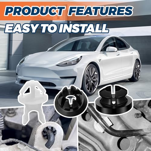 6PCS Car Hood Prop Rod Clip,Hood Rod Grommet Clips,Replace#91503-SS0-003 91604-SD2-013,Car Accessories Compatible with Honda Accord Odyssey