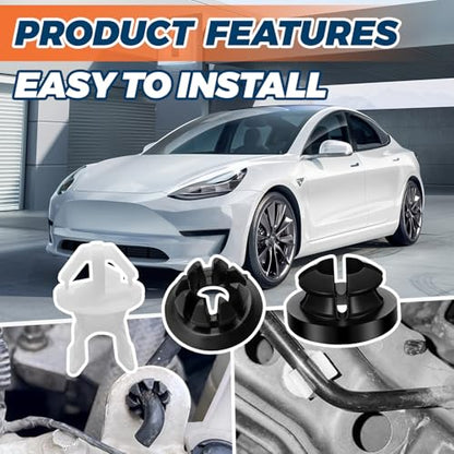 6PCS Car Hood Prop Rod Clip,Hood Rod Grommet Clips,Replace#91503-SS0-003 91604-SD2-013,Car Accessories Compatible with Honda Accord Odyssey