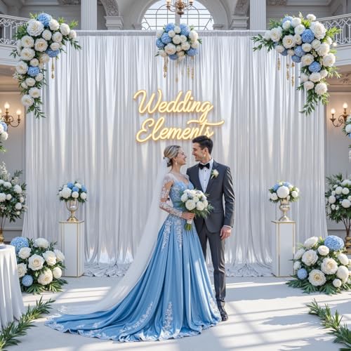 10x10ft Silver Backdrop Curtains Glitter Sequin Photo Backdrop Curtain Fabric Silver Shimmer Drapes Backdrop Bridal Baby Shower Wedding Birthday Party Photography Backdrops Photoshoot 5x10FT, 2 Panels - color: Silver, size: 10 ft X 10 ft(2 Panels 5ft X 10