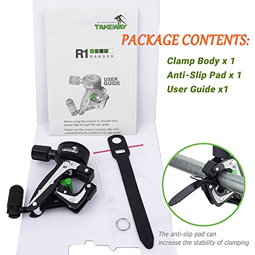 Adjustable Camera Clamp Mount with 1/4 Screew Quick Release Bar Clamp Tabletop C Clampod for Brinno/DSLR/MILC/SLR Camera, and More Action Camera - style: R1