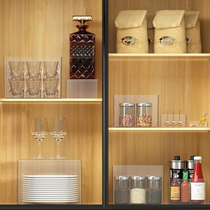 8 Pcs Clear Acrylic Boxes for Display as Buffet Risers and Stands, Food Risers for Party, Table, Stands, including 10", 9", 8", 7", 6", 5", 4", 3" (Large, 8Pcs, Clear) - size: Large, 8Pcs, Clear