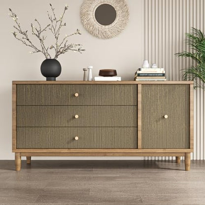 VEELIKE 15.7''x354'' Brown Grasscloth Peel and Stick Wallpaper Textured Grass Cloth Wallpaper Prepasted Removable Grasscloth Contact Paper Brown Vinyl Linen Wall Paper for Bedroom Bathroom Walls - color: Brown, size: 15.7" x 354"