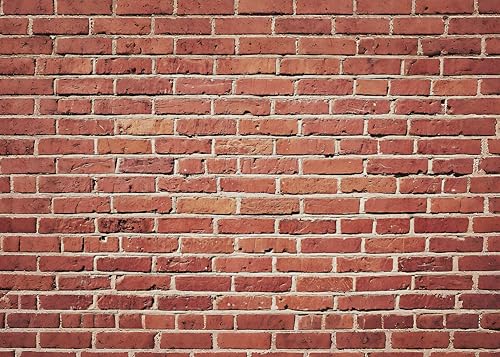 7x5 Ft Brick Wall Party Backdrop，Polyester Fabric Red Brick Sign Photo Backdrops Background for Thanksgiving Halloween Party Wedding Graduation Home Decoration Photo Booth Prop Banner - color: Red brick backdrop, size: 7x5ft