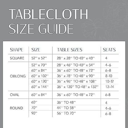 Elrene Home Fashions Continental Solid Texture Water, Stain & Wrinkle Resistant Tablecloth, 70" Round, Taupe - color: Taupe, size: 70" (Round)