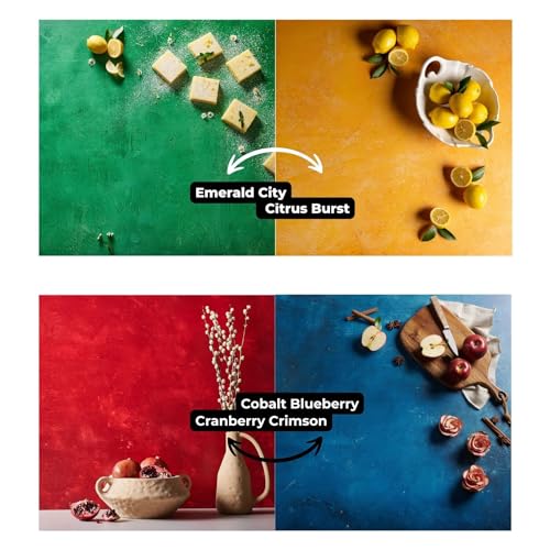 V-FLAT WORLD The Duo Board Background Textured Kit, 4 x Duo Boards (24"x24") - 2 x Shadow Boards - Duo Legs and Carry Bag Included - size: Textured Kit of 4 - 24 x 24 inches
