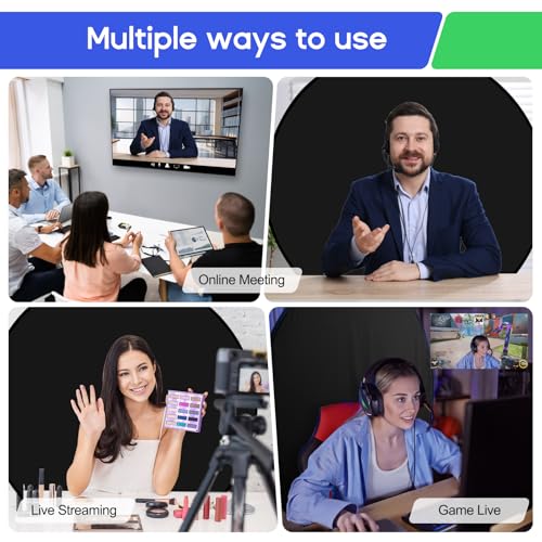 Portable Black White Screen Chair, 57 in Screen Backdrop with Stand 2-in-1Double Sided Foldable Blackwhite Background, for Video Chats and Meetings, Photography, Photo Zoom, Streaming Games - color: Black/White