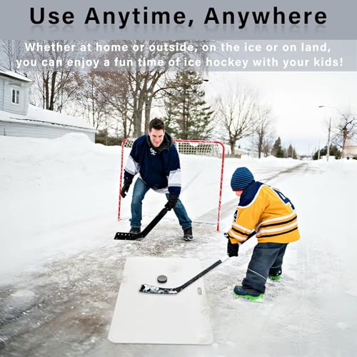 Hockey Shooting Pad Ice Hockey Training Equipment, Use Training Aid for Shooting, Passing & Stickhandling, Portable and Convenient