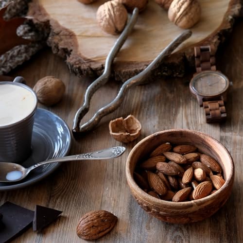 uxcell 20pcs Fake Walnut, Artificial Lifelike Walnut Decoration Fake Fruit Model for Photography Prop Kitchen Decoration, Brown