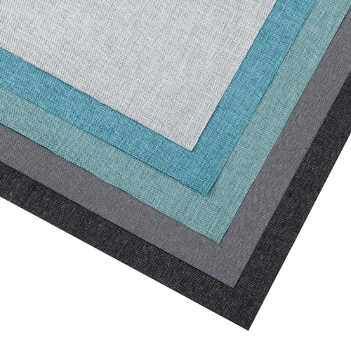 10pcs Book Cloth,14”x10”,Fabric Surface and Paper Backed for Book Binding Fabric,5 Colors Bookbinding Cloth for DIY Book Cover Bookbinding Paper (Style A) - color: A