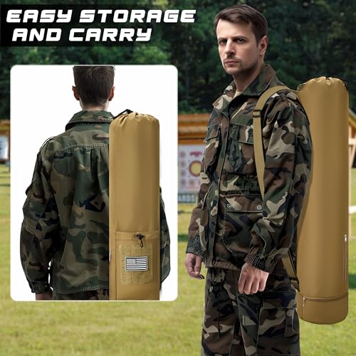 Shooting Mat with Tactical Water Resistant Carrying Bag, Extra Large Prone Padded Portable Roll Up Shooting Mats