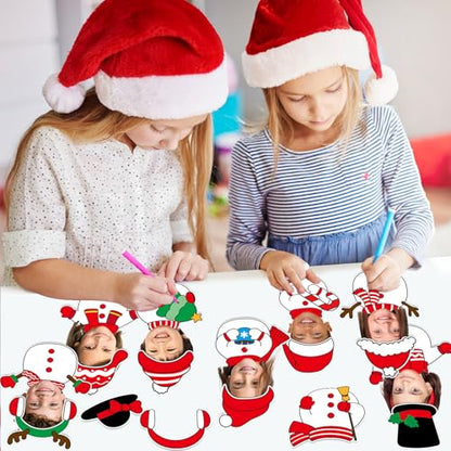 60pcs Christmas Theme Cutouts Snowman Bulletin Board Decorations Xmas Snowman Paper Cut-Outs Classroom Decor for Xmas Classroom DIY Craft Photo Wall Door Christmas Winter Party Supplies - style: Snowman
