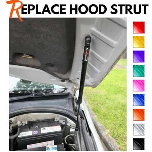 Hood Lift Supports Compatible with Toyota Mark X GRX120 GRX122 Sedan 2004-2009 Front Bonnet Gas Struts Dampers Springs Replacement Arm Shocks Props 2 Pieces