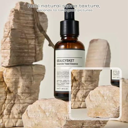 5PCS Original Design Product Photography Backdrop Irregular Natural Texture Rocks Photo Props for Food Jewelry Cosmetic Makeup Photoshoot