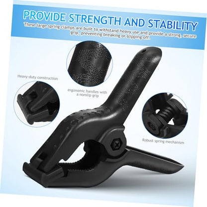 ARTIBETTER 6pcs Background Clip Backdrop Spring Clamps Large Clamp for Backdrop Photo Strong Fixing for Photography Studio